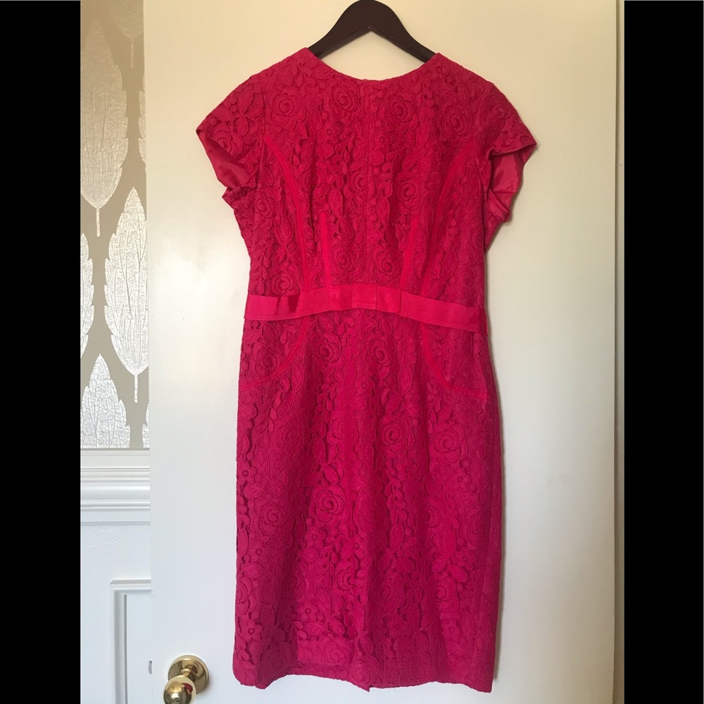 Taylor Pink Lace Dress
